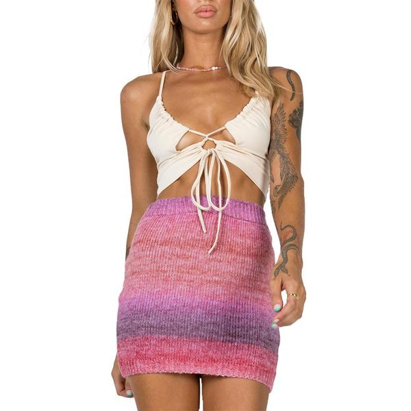 skirts knitted mini skirt women gradient bodycon high waist stretchy short pencil summer ladies casual, Black
skirts knitted mini skirt women gradient bodycon high waist stretchy short pencil summer ladies casual, Black