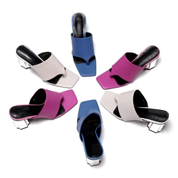 slippers haraval high heels women slides shoes blue white purple elegant outside genuine leather solid quality b196, Black
slippers haraval high heels women slides shoes blue white purple elegant outside genuine leather solid quality b196, Black