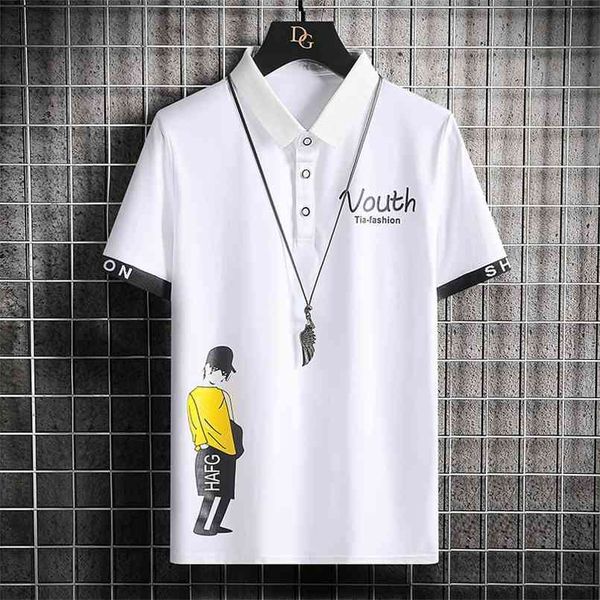 short sleeve 100% cotton casual o-neck t-shirt men summer fashion slim fit print tee shirt drop 210707, White;black
short sleeve 100% cotton casual o-neck t-shirt men summer fashion slim fit print tee shirt drop 210707, White;black