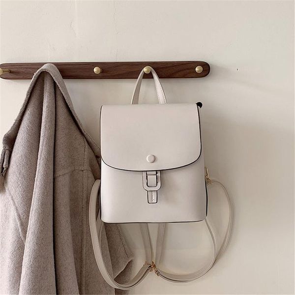 backpack style small women's simple design white for teenagers girl school shoulder bag ladies pu leather travel mochilas
backpack style small women's simple design white for teenagers girl school shoulder bag ladies pu leather travel mochilas