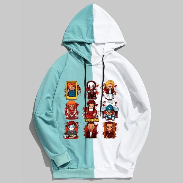 men's hoodies & sweatshirts horror dolls printed women oversized streetwear korean fashion long sleeve o-neck casual loose pullover, Black
men's hoodies & sweatshirts horror dolls printed women oversized streetwear korean fashion long sleeve o-neck casual loose pullover, Black