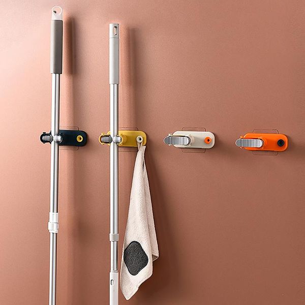 hooks & rails wall mounted mop organizer holder brush hanger storage rack kitchen tool home multifunctional sticker universal hook
hooks & rails wall mounted mop organizer holder brush hanger storage rack kitchen tool home multifunctional sticker universal hook