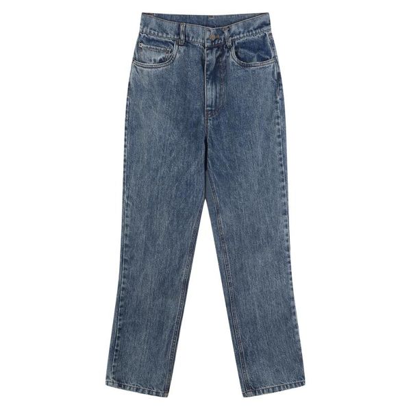 women's jeans slim high waist straight capris in spring and summer 2021, Blue
women's jeans slim high waist straight capris in spring and summer 2021, Blue