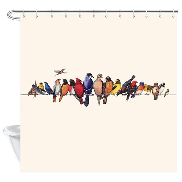 colorful birds shower curtain set various birds beige watercolor painting artwork premium waterproof fabric bath curtains
colorful birds shower curtain set various birds beige watercolor painting artwork premium waterproof fabric bath curtains