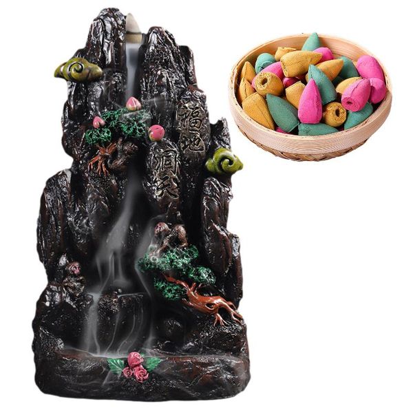 fragrance lamps resin backflow incense burner home decor yoga meditation fengshui censer heart waterfall with 30 cones
fragrance lamps resin backflow incense burner home decor yoga meditation fengshui censer heart waterfall with 30 cones