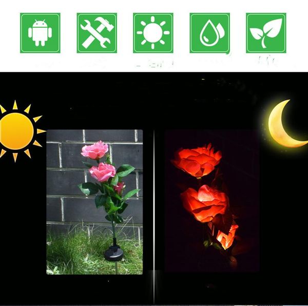 interior&external lights 3 heads solar led garden stake landscape light rose flower outdoor party wedding lamp dropship
interior&external lights 3 heads solar led garden stake landscape light rose flower outdoor party wedding lamp dropship