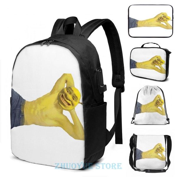 backpack funny graphic print sexxxyyy shrek usb charge men school bags women bag travel laptop
backpack funny graphic print sexxxyyy shrek usb charge men school bags women bag travel laptop