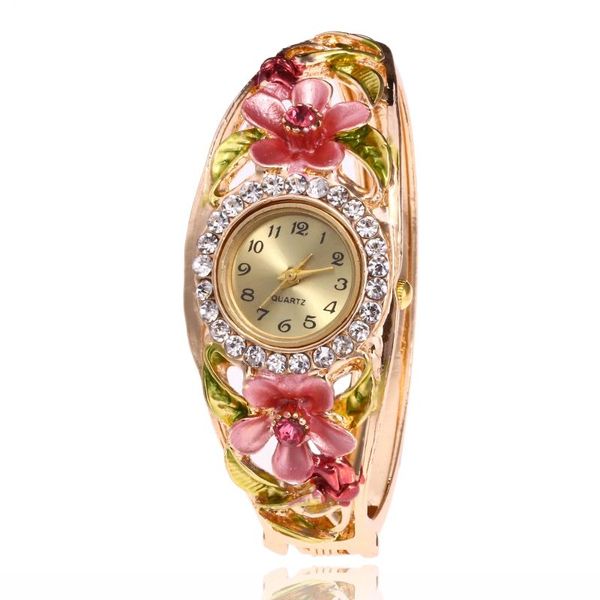 wristwatches fashion enamel bracelet watch ladies korean style quartz crystal hollow bangle decorative jewelry, Slivery;brown
wristwatches fashion enamel bracelet watch ladies korean style quartz crystal hollow bangle decorative jewelry, Slivery;brown