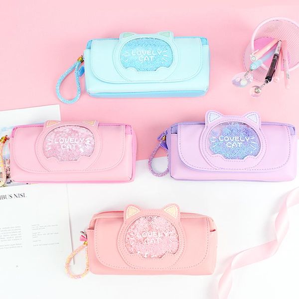 pencil bags creative cases kawaii cartoon pattern pen holder large capacity statonery box quicksand office school storage bag
pencil bags creative cases kawaii cartoon pattern pen holder large capacity statonery box quicksand office school storage bag