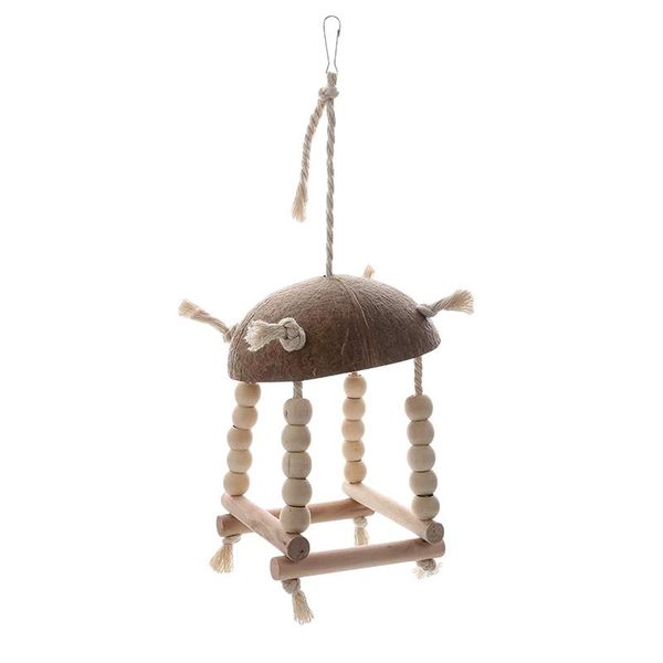 natural coconut shell bird nest house hut cage feeder pet parrot with hanging lanyard toy cages
natural coconut shell bird nest house hut cage feeder pet parrot with hanging lanyard toy cages