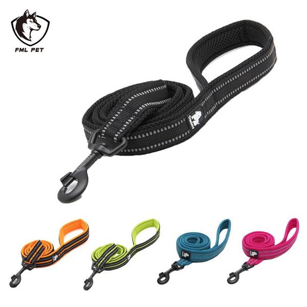 dog collars & leashes fml pet reflective leash nylon breathable mesh training rope walking running with handle for small large dogs
dog collars & leashes fml pet reflective leash nylon breathable mesh training rope walking running with handle for small large dogs