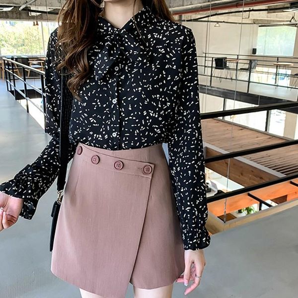 women's blouses & shirts efinny women autumn long-sleeved chiffon bow tie shirt print fashion printing blouse 2021, White
women's blouses & shirts efinny women autumn long-sleeved chiffon bow tie shirt print fashion printing blouse 2021, White