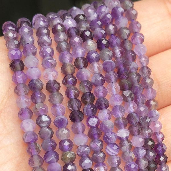 other 4x3mm natural faceted purple amethysts crystal stone beads small round rondelle for jewelry making diy bracelet earrings
other 4x3mm natural faceted purple amethysts crystal stone beads small round rondelle for jewelry making diy bracelet earrings