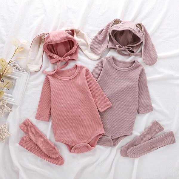 clothing sets 3pcs born baby boy girl clothes 2021summer cotton solid long sleeve rompers+ ears hat+socks infant babies, White
clothing sets 3pcs born baby boy girl clothes 2021summer cotton solid long sleeve rompers+ ears hat+socks infant babies, White