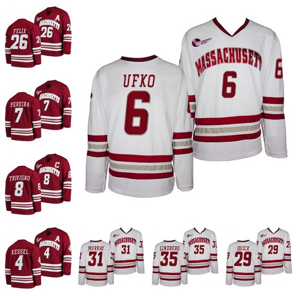26 colin felix 2021-22 umass minutemen jersey colleg cale makar justin braun jonathan quick conor sheary filip lindberg cory quirk frank vat, Black;red
26 colin felix 2021-22 umass minutemen jersey colleg cale makar justin braun jonathan quick conor sheary filip lindberg cory quirk frank vat, Black;red