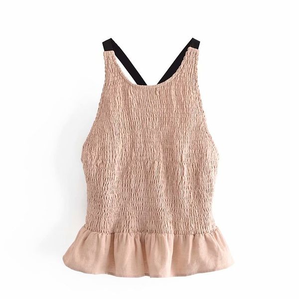 women elegant solid round neck camis za backless bow sleeveless female streetwear summer holiday 210521, White
women elegant solid round neck camis za backless bow sleeveless female streetwear summer holiday 210521, White