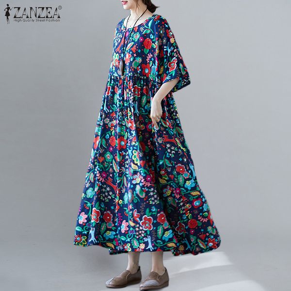 dresses vintage printed dress women's summer sundress casual short sleeve maxi vestidos female high waist flroal robe plus size, Black;gray
dresses vintage printed dress women's summer sundress casual short sleeve maxi vestidos female high waist flroal robe plus size, Black;gray