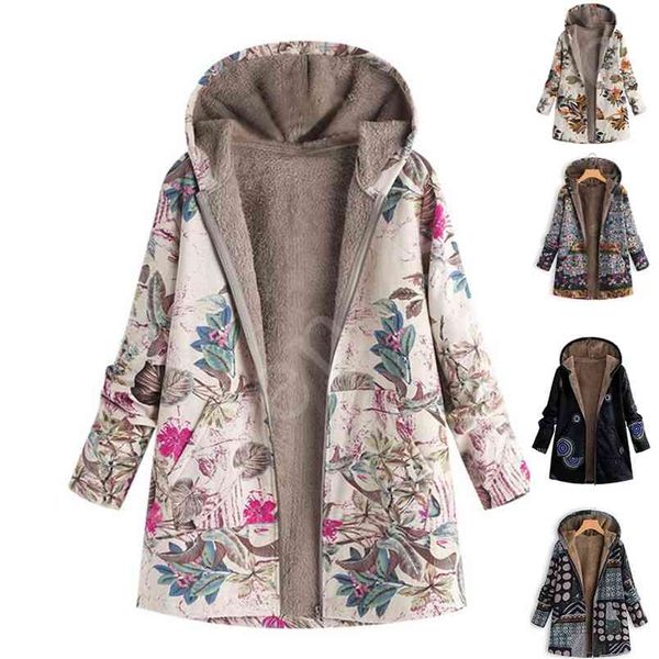 women's autumn jacket women female windbreaker leather coat floral print hooded pockets vintage cardigan coats 210821, Black;brown
women's autumn jacket women female windbreaker leather coat floral print hooded pockets vintage cardigan coats 210821, Black;brown