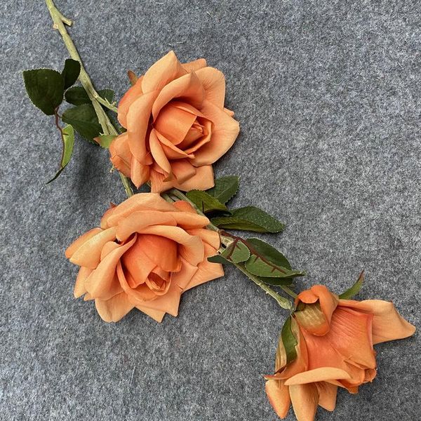 decorative flowers & wreaths 85cm 3 headed wedding bridal rose bouquet artificial plastic party living room decor silk christmas decoration
decorative flowers & wreaths 85cm 3 headed wedding bridal rose bouquet artificial plastic party living room decor silk christmas decoration