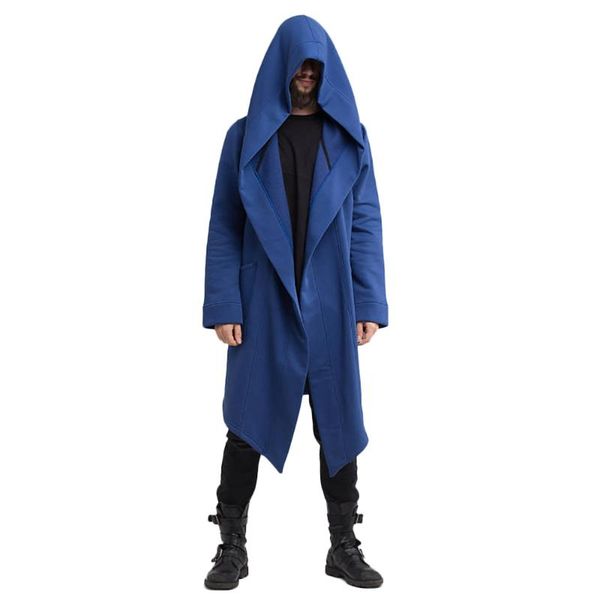 men's trench coats 2021 casual open stitch hooded long cloak cape coat men women solid pocket loose clock, Tan;black
men's trench coats 2021 casual open stitch hooded long cloak cape coat men women solid pocket loose clock, Tan;black