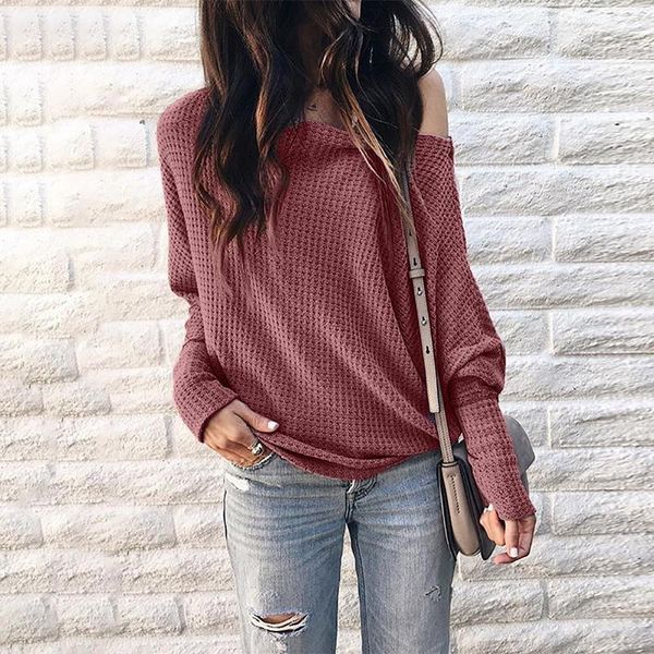 women's sweaters 2021 sweater women knit shirt bat sleeve strapless female long solid color slash neck sj3162y, White;black
women's sweaters 2021 sweater women knit shirt bat sleeve strapless female long solid color slash neck sj3162y, White;black
