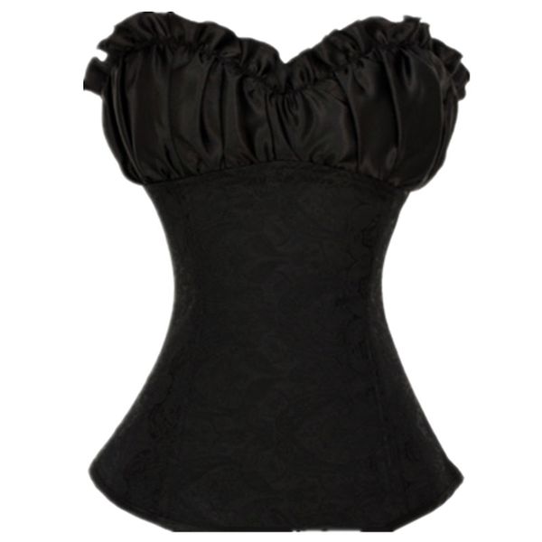 Woman Bustiers Fancy Sexy Corsets and Bustiers Black Gray Retro Satin Lingerie Lace Up Corset top Plus Size Overbust Corsets, Black;white
Woman Bustiers Fancy Sexy Corsets and Bustiers Black Gray Retro Satin Lingerie Lace Up Corset top Plus Size Overbust Corsets, Black;white