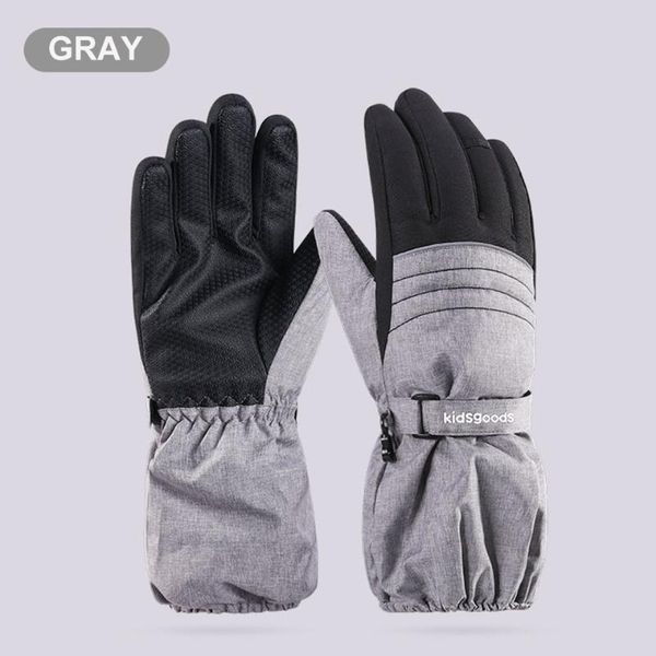 cycling gloves velvet thickening anti-slip and wear-resistant sports double-layer windproof waterproof children ski, Black
cycling gloves velvet thickening anti-slip and wear-resistant sports double-layer windproof waterproof children ski, Black