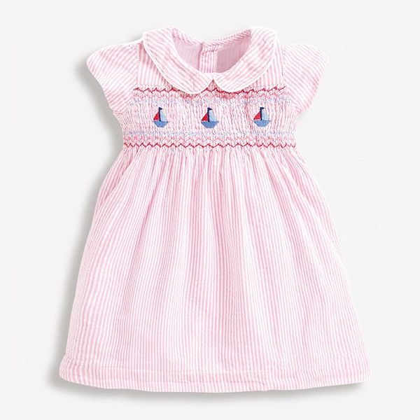 girl's dresses little maven 2021 summer baby girls clothes brand dress toddler cotton striped boat print for kids 2-7 years s0958, Red;yellow
girl's dresses little maven 2021 summer baby girls clothes brand dress toddler cotton striped boat print for kids 2-7 years s0958, Red;yellow