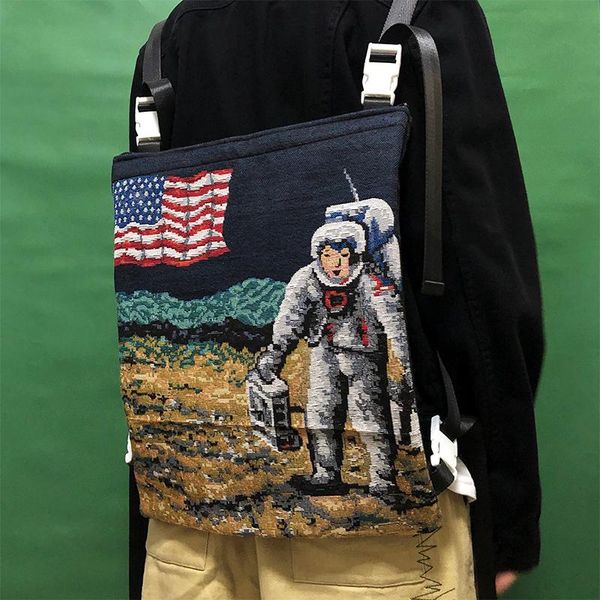 backpack fashion moon exploration astronaut jacquard couples same style trendy casual diagonal
backpack fashion moon exploration astronaut jacquard couples same style trendy casual diagonal
