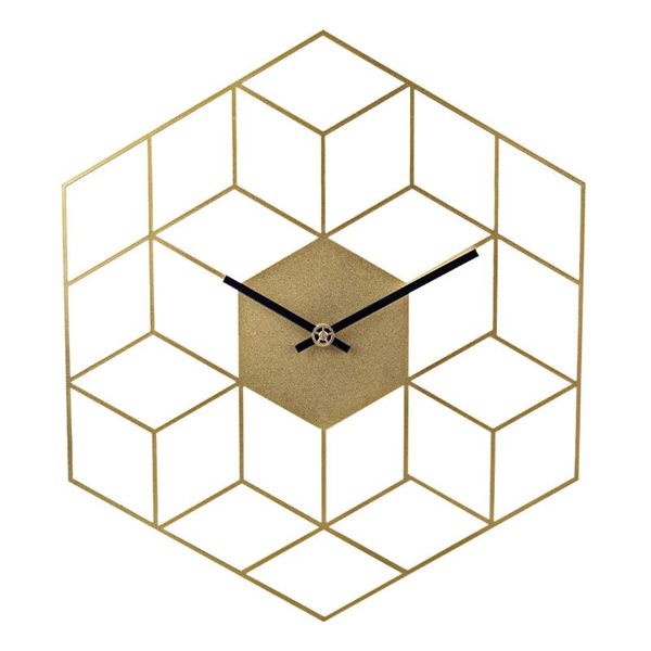 wall clocks 35 x 40cm creative iron cube clock battery operated silent home decoration - golden
wall clocks 35 x 40cm creative iron cube clock battery operated silent home decoration - golden