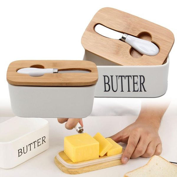dishes & plates nordic style butter box sealing with wood lid knife dish ceramic keeper tool cheese storage tray plate container for ki
dishes & plates nordic style butter box sealing with wood lid knife dish ceramic keeper tool cheese storage tray plate container for ki
