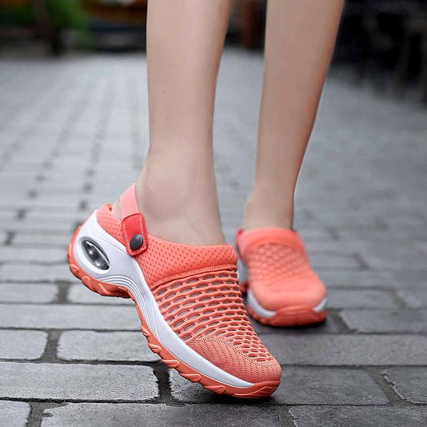sandals 2021 women sandal summer shoes breathable mesh outdoor increase platform air cushion casual walking slippers, Black
sandals 2021 women sandal summer shoes breathable mesh outdoor increase platform air cushion casual walking slippers, Black