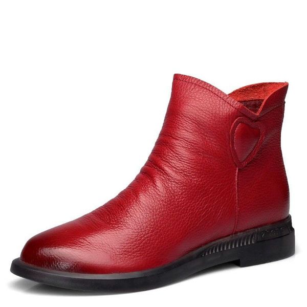 boots british style genuine cow leather women ankle autumn fashion pleated zipper short flats shoes, Black
boots british style genuine cow leather women ankle autumn fashion pleated zipper short flats shoes, Black