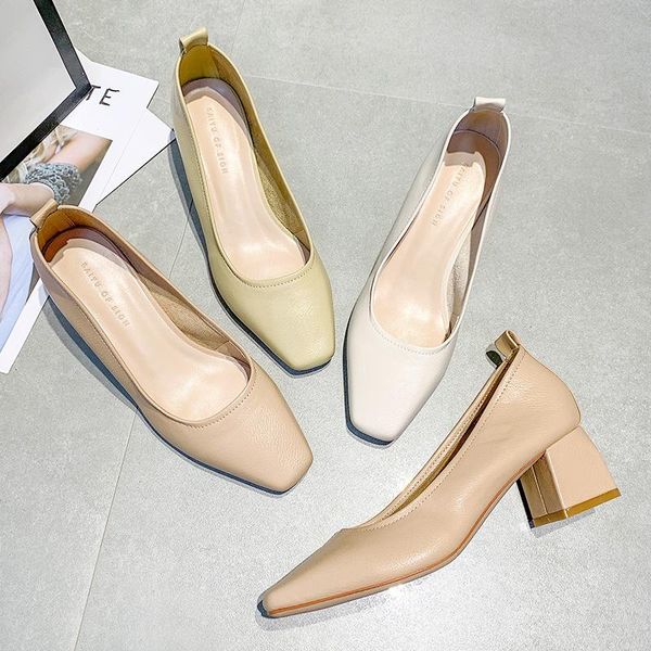 dress shoes 2021 women square high heels korea brand design comfortable super soft woman pumps solid white nude black sexy
dress shoes 2021 women square high heels korea brand design comfortable super soft woman pumps solid white nude black sexy