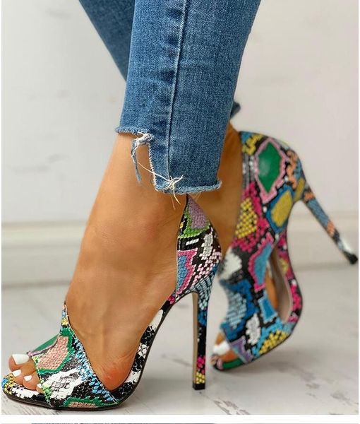 sandals 2021 summer snake pattern stiletto super high heel 40-43 fish mouth hollow fashion, Black
sandals 2021 summer snake pattern stiletto super high heel 40-43 fish mouth hollow fashion, Black