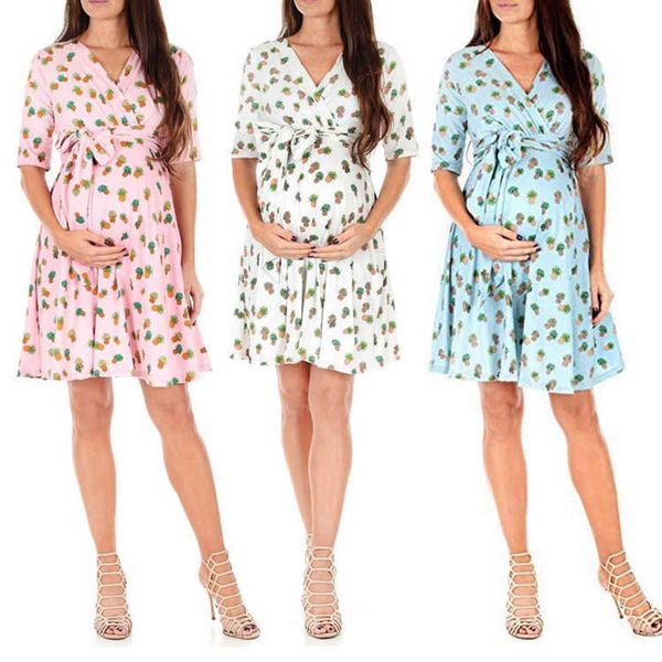 summer v-neck dress maternity dresses for short sleeve dresses printed polka dot pregnancy dresses comfy pregnant women clothes x0902, White
summer v-neck dress maternity dresses for short sleeve dresses printed polka dot pregnancy dresses comfy pregnant women clothes x0902, White