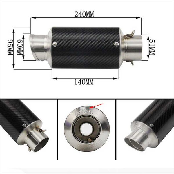 motorcycle exhaust system universal modified pipe fit all 36-51mm moto pipes carbon fiber leovince muffler escape
motorcycle exhaust system universal modified pipe fit all 36-51mm moto pipes carbon fiber leovince muffler escape
