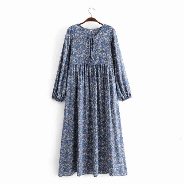 casual dress woman loose blue floral cotton long 2021 spring fashion ladi oversized vacation female sweet fkp5, Black;gray
casual dress woman loose blue floral cotton long 2021 spring fashion ladi oversized vacation female sweet fkp5, Black;gray