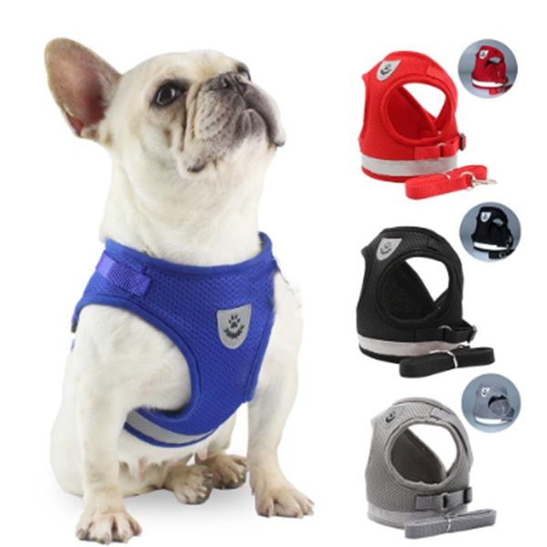 dog collars & leashes reflective harness adjustable puppy harnesses vest with leash breathable pet collar chest strap for small medium cats
dog collars & leashes reflective harness adjustable puppy harnesses vest with leash breathable pet collar chest strap for small medium cats