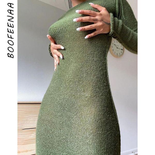 casual dresses boofeenaa solid knitted sweater dress elegant long sleeve bodycon maxi for women 2021 fall winter clothes c71-cz21, Black;gray
casual dresses boofeenaa solid knitted sweater dress elegant long sleeve bodycon maxi for women 2021 fall winter clothes c71-cz21, Black;gray