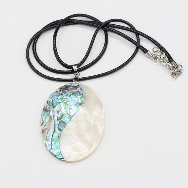 natural shell pendant necklace abalone oval shape for jewelry women exquisite gift length 55+5cm necklaces, Silver
natural shell pendant necklace abalone oval shape for jewelry women exquisite gift length 55+5cm necklaces, Silver