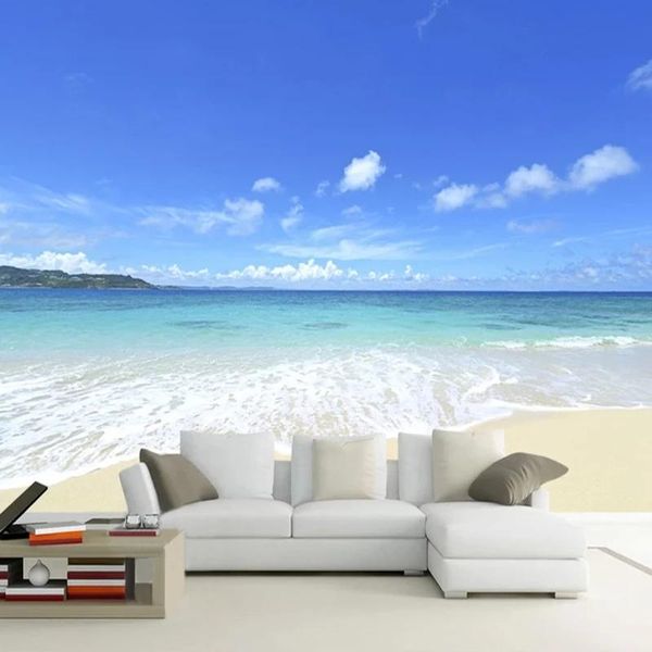 custom 3d self adhesive wallpaper modern seaside landscape murals living room bedroom home decor hd blue sky scenery waterproof wallpapers
custom 3d self adhesive wallpaper modern seaside landscape murals living room bedroom home decor hd blue sky scenery waterproof wallpapers