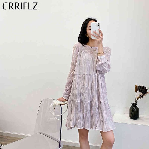 summer casual pleated dress women o-neck full sleeve solid chiffon knee-length crriflz 210520, Black;gray
summer casual pleated dress women o-neck full sleeve solid chiffon knee-length crriflz 210520, Black;gray