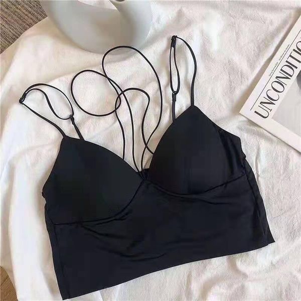 french deep v halter vest, black and white classic sling, comfortable, breathable, seamless, inside outside fashion vest camisoles & tanks, Black;white
french deep v halter vest, black and white classic sling, comfortable, breathable, seamless, inside outside fashion vest camisoles & tanks, Black;white