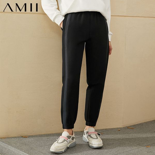 amii minimalism winter fashion thick women's pants causal elastic waist patchwork fleece loose female trousers 12070442 210319, Black;white
amii minimalism winter fashion thick women's pants causal elastic waist patchwork fleece loose female trousers 12070442 210319, Black;white