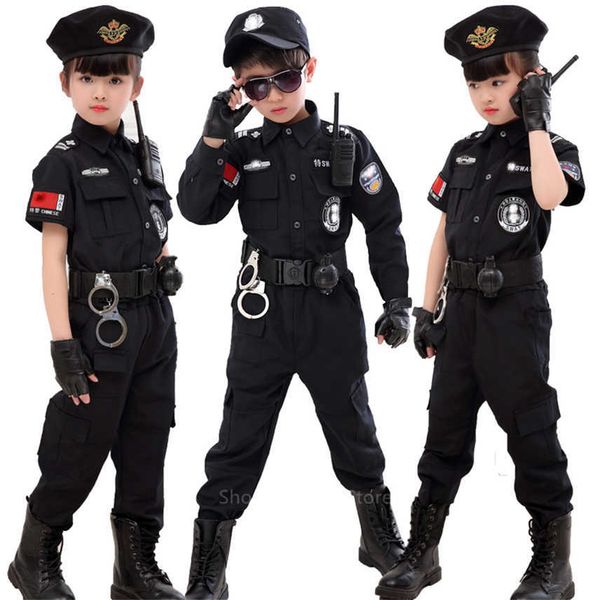 kids traffic special police halloween carnival party performance policemen uniforms kids army boys cosplay costumes 110-160cm q0910, Blue
kids traffic special police halloween carnival party performance policemen uniforms kids army boys cosplay costumes 110-160cm q0910, Blue