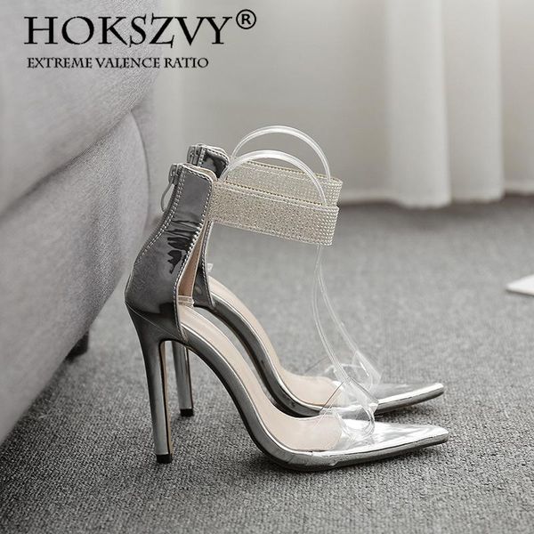 summer large size women's shoes 35-42 rhinestone pointed sandals open toe back zipper high heel, Black
summer large size women's shoes 35-42 rhinestone pointed sandals open toe back zipper high heel, Black