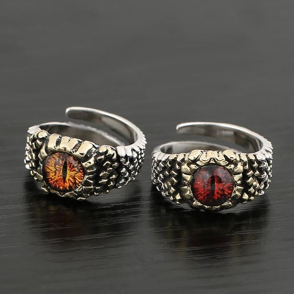 cluster rings original designer craftsmanship dark demon series open ring retro creative exaggerated domineering men's silver jewelry, Golden;silver
cluster rings original designer craftsmanship dark demon series open ring retro creative exaggerated domineering men's silver jewelry, Golden;silver