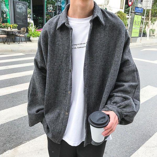 spring and autumn korean version of the loose trend long-sleeved fashion casual solid color simple shirt black -2xl men's shirts, White;black
spring and autumn korean version of the loose trend long-sleeved fashion casual solid color simple shirt black -2xl men's shirts, White;black