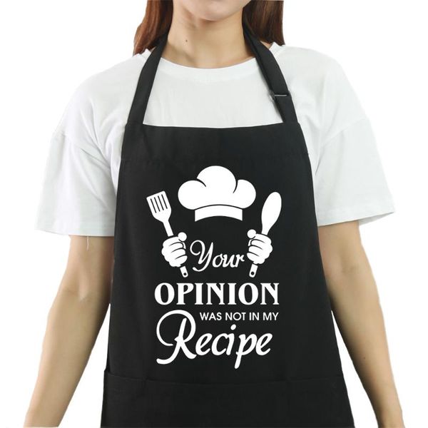 aprons your opinion funny waterproof oilproof kitchen cooking baking bbq apron adjustable neck strap with three pockets 
aprons your opinion funny waterproof oilproof kitchen cooking baking bbq apron adjustable neck strap with three pockets